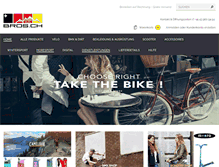 Tablet Screenshot of bikeservice.ch