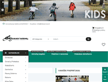 Tablet Screenshot of bikeservice.lt